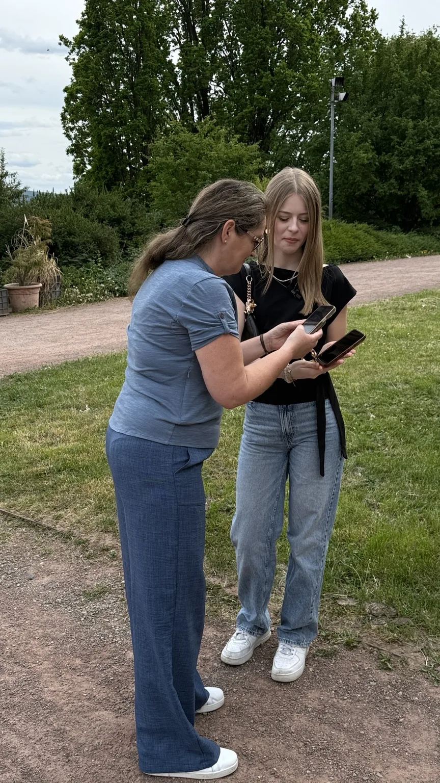 Begegnung und Austausch bei einem regionalen Projekt